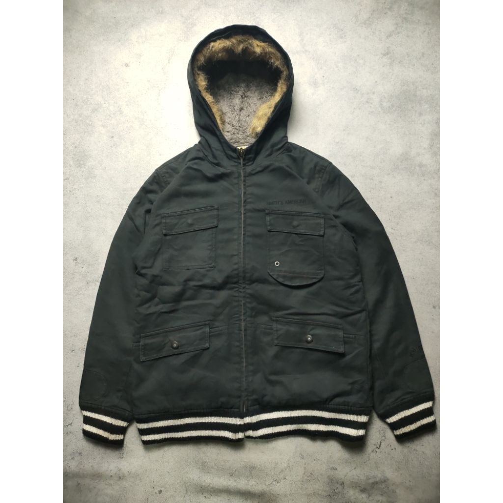 Vtg 1990s Smith American Duck Canvas Workwear Jacket