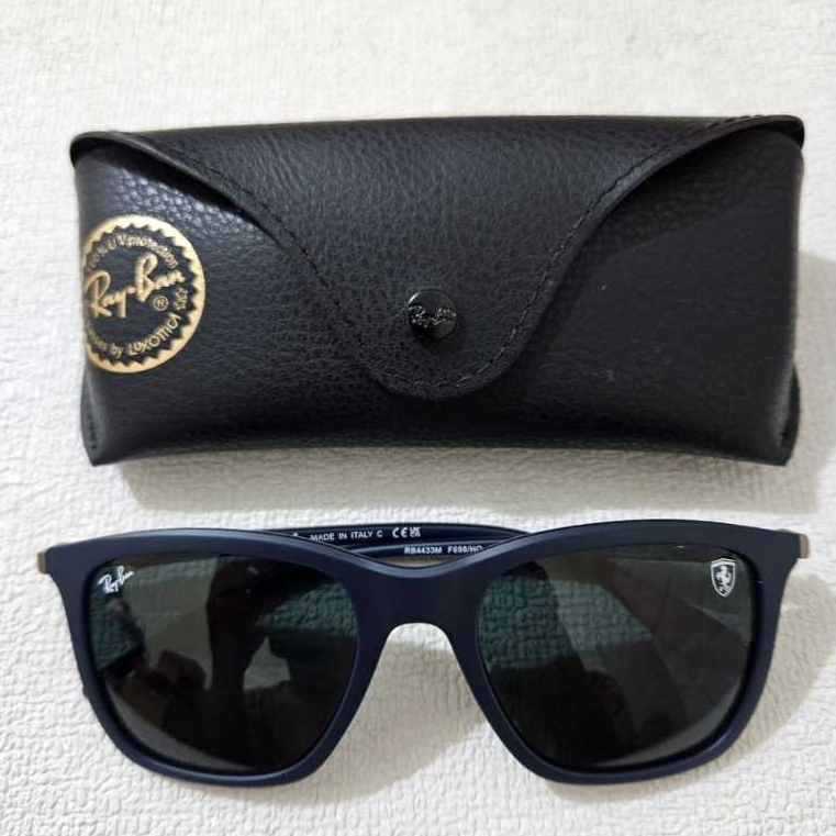 KACAMATA RAYBAN SCUDERIA FERRARI RB4433M BLUE DOFF ORIGINAL