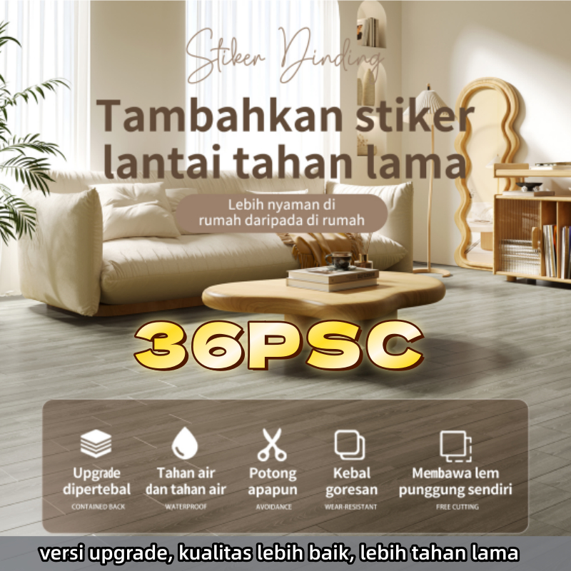 List Dinding & Vinyl Lantai Lantai Vinyl Motif Kayu  Anti Rayap Anti Licin Anti Jamur Motif Kayu Ala