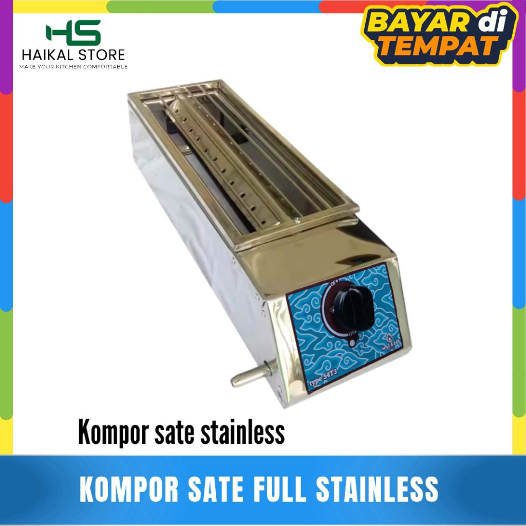 Kompor sate stainless kompor Bakaran full sentenlis