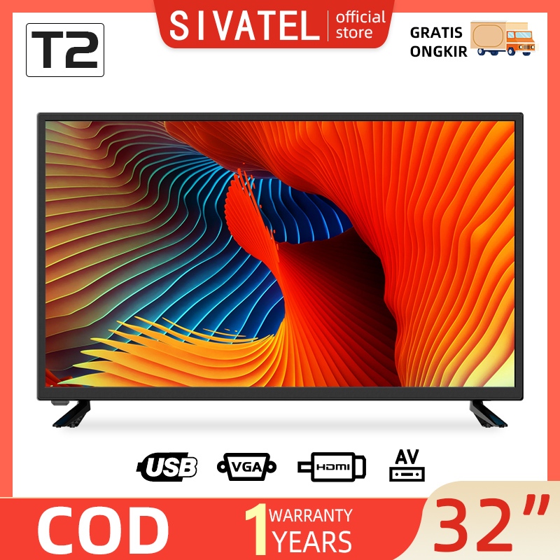 Sivatel TV LED Digital 32 inch Digital TV FHD TV Digital Televisi Promo Murah