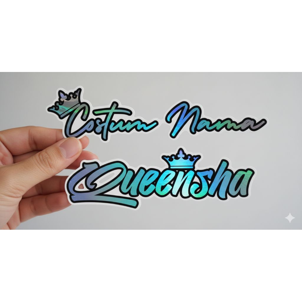STIKER HOLOGRAM/ STIKER CUSTOM/CUTTING STIKER BIJIAN