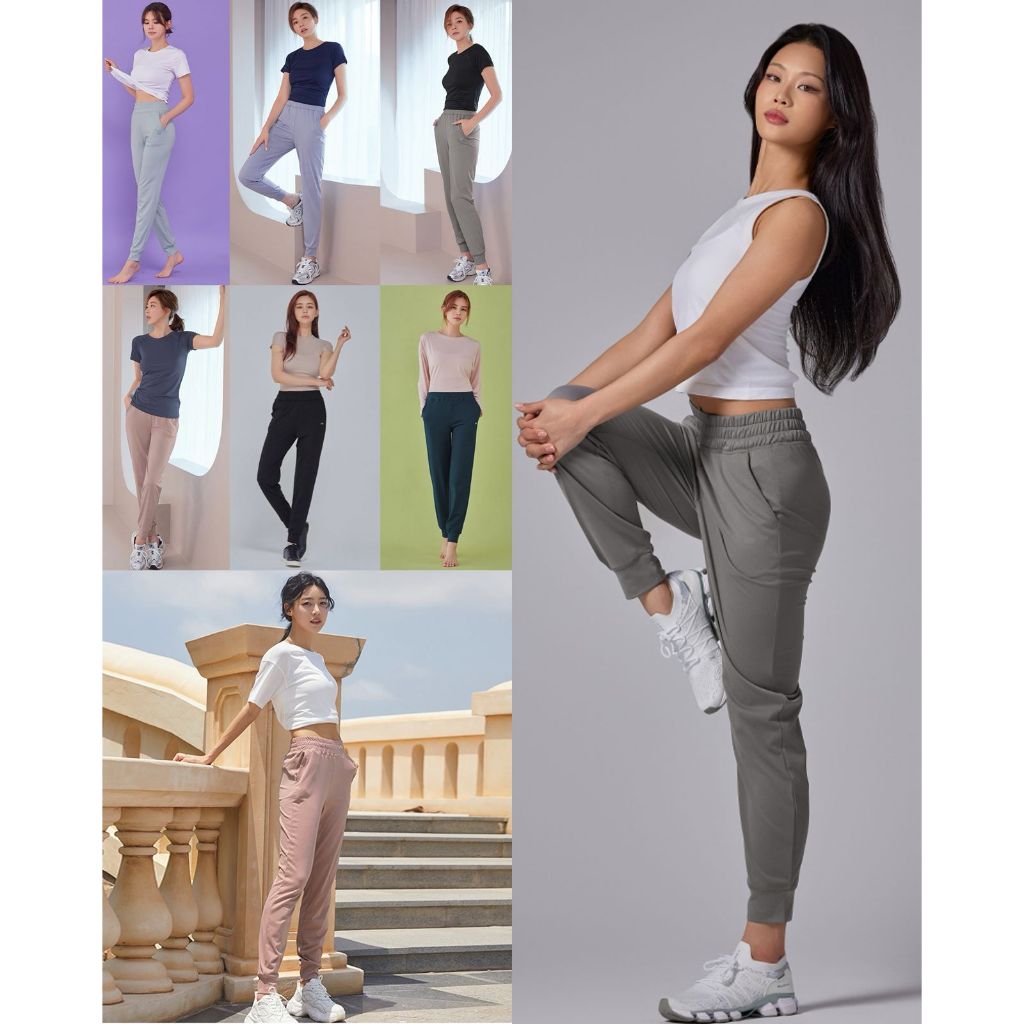 Celana Jogger Sport Wanita Stretchy Adem | Women's City Cooling Dry Jogger Pants - Celana Olahraga -