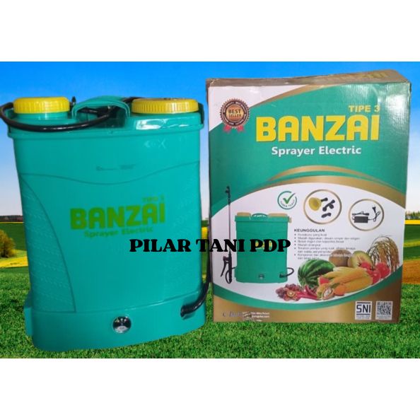 SPRAYER ELEKTRIK BANZAI 16 LITER | TANGKI ALAT SEMPROT HAMA OTOMATIS