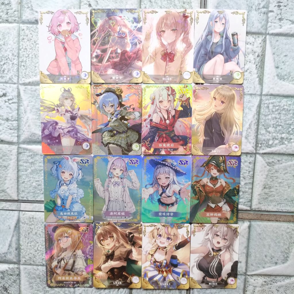 Goddess Story card Kartu waifu Hololive Project Sekai vocaloid original (Minimal Order 2pcs)