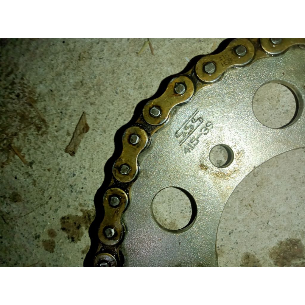 gir sss bekas 415 gir UK 39 set rantai sss layak pakai