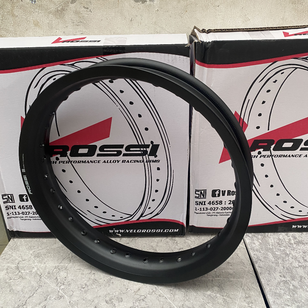 Velg Jari Rossi W Shape 300 350 Hole 32 Ring 17 Lubang 32 Mtr CRF 150