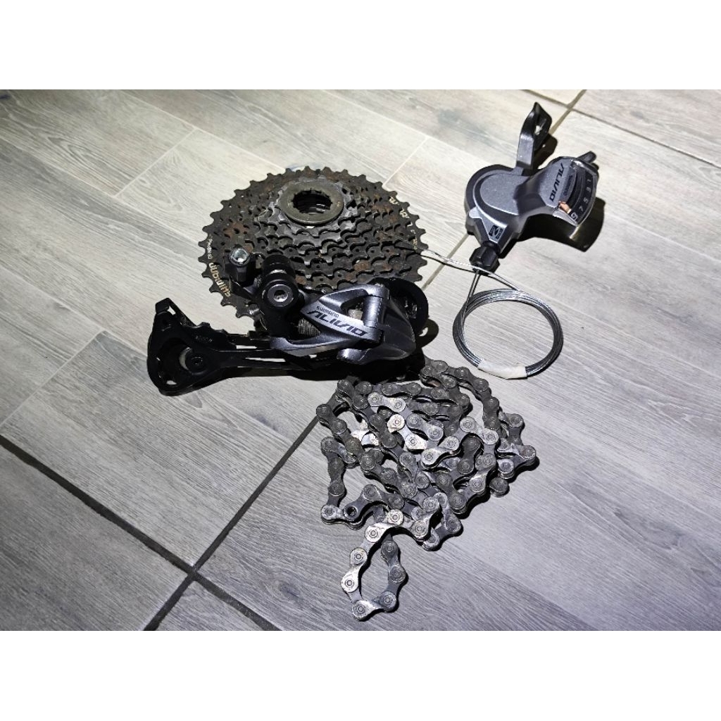 Mini Grupset Shimano Alivio M4000 9speed original