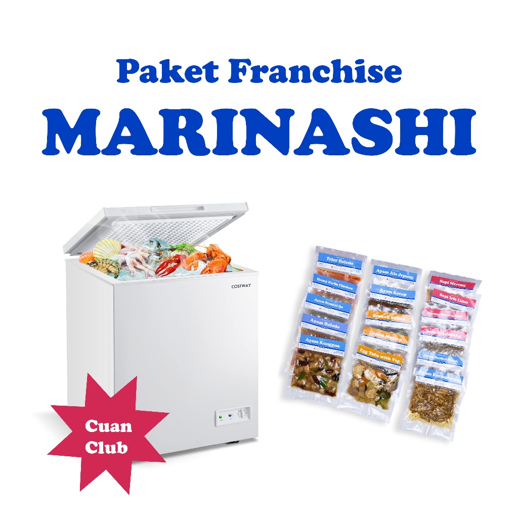MARINASHI Paket Franchise Makanan Siap Saji Rumahan