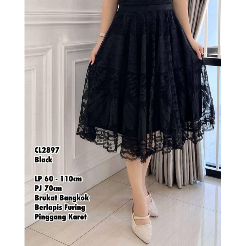 ROK TUTU PREMIUM MOTIF BUNGA