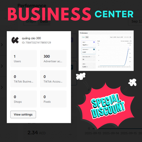 Tiktok Ads Center BC 300
