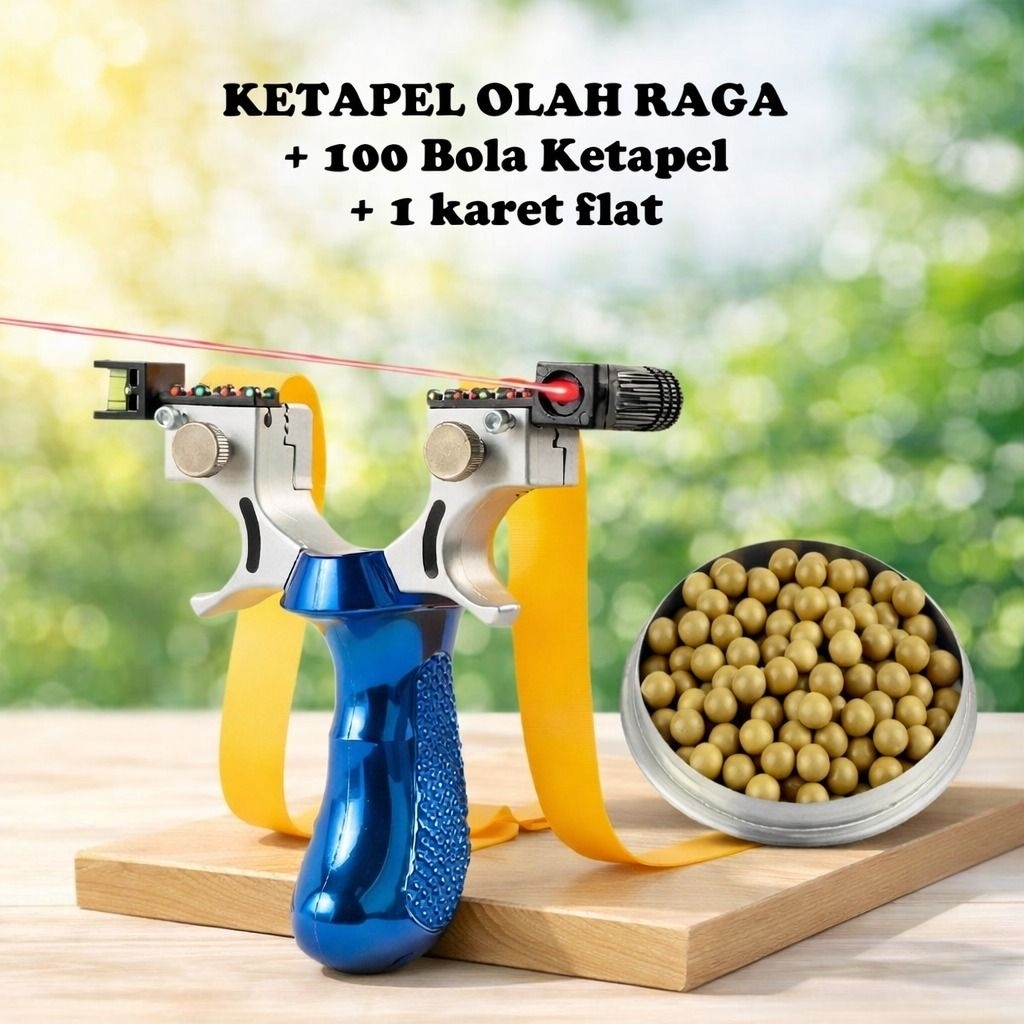 Ketapel SYQT slingshot full set Biru