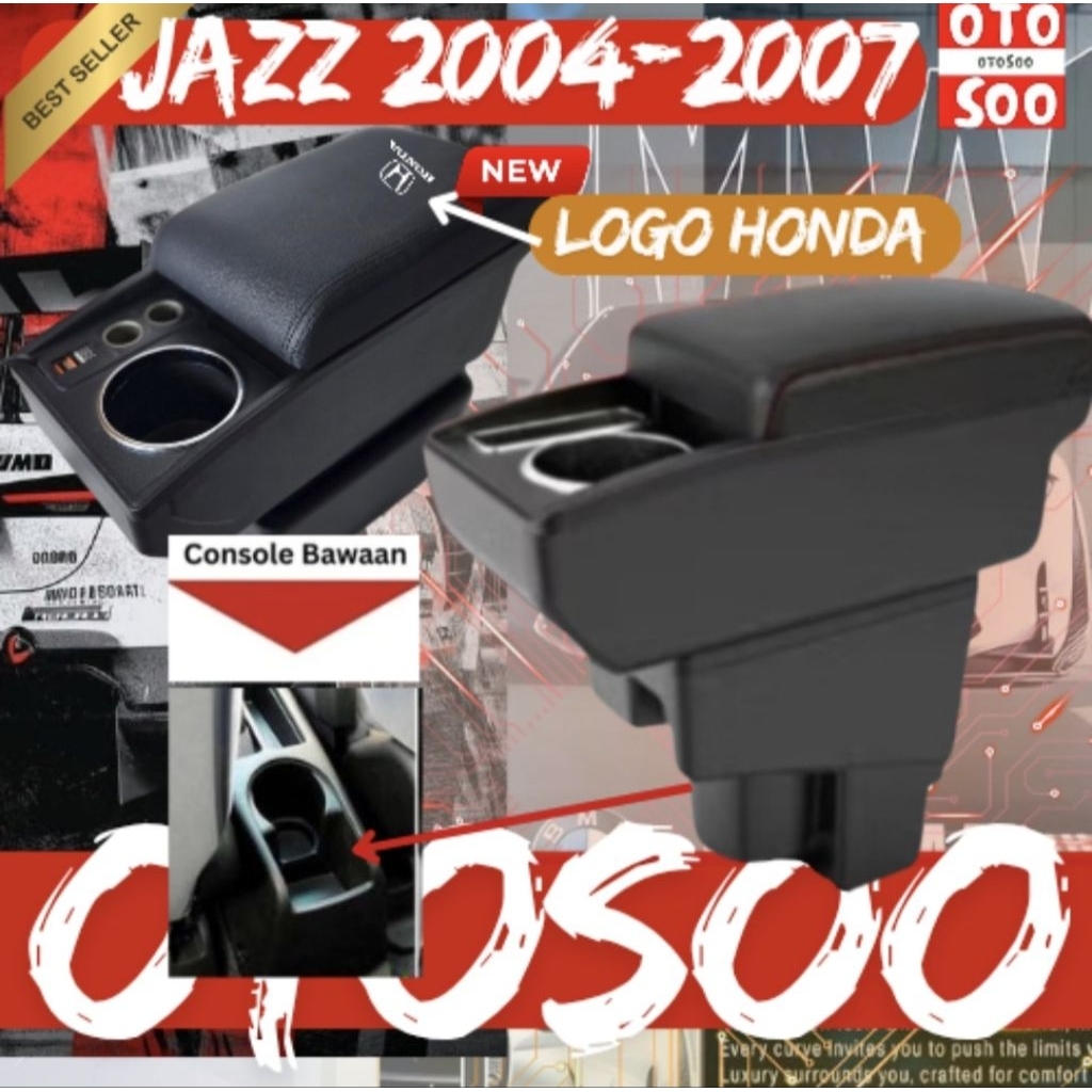 Armrest Jazz 2004 -2007 Console box Jazz 2004-2007 -  Armrest Honda Jazz