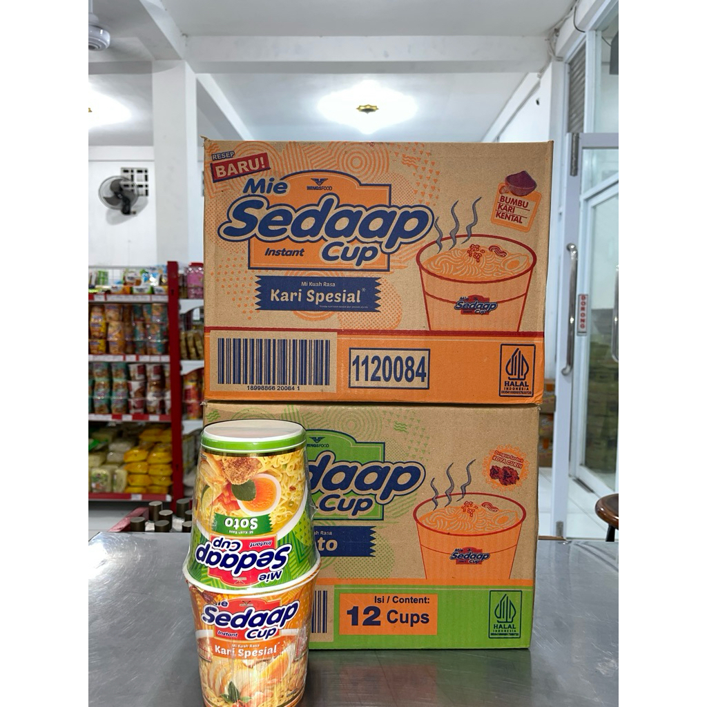 mie sedaap cup per dus isi 12cup