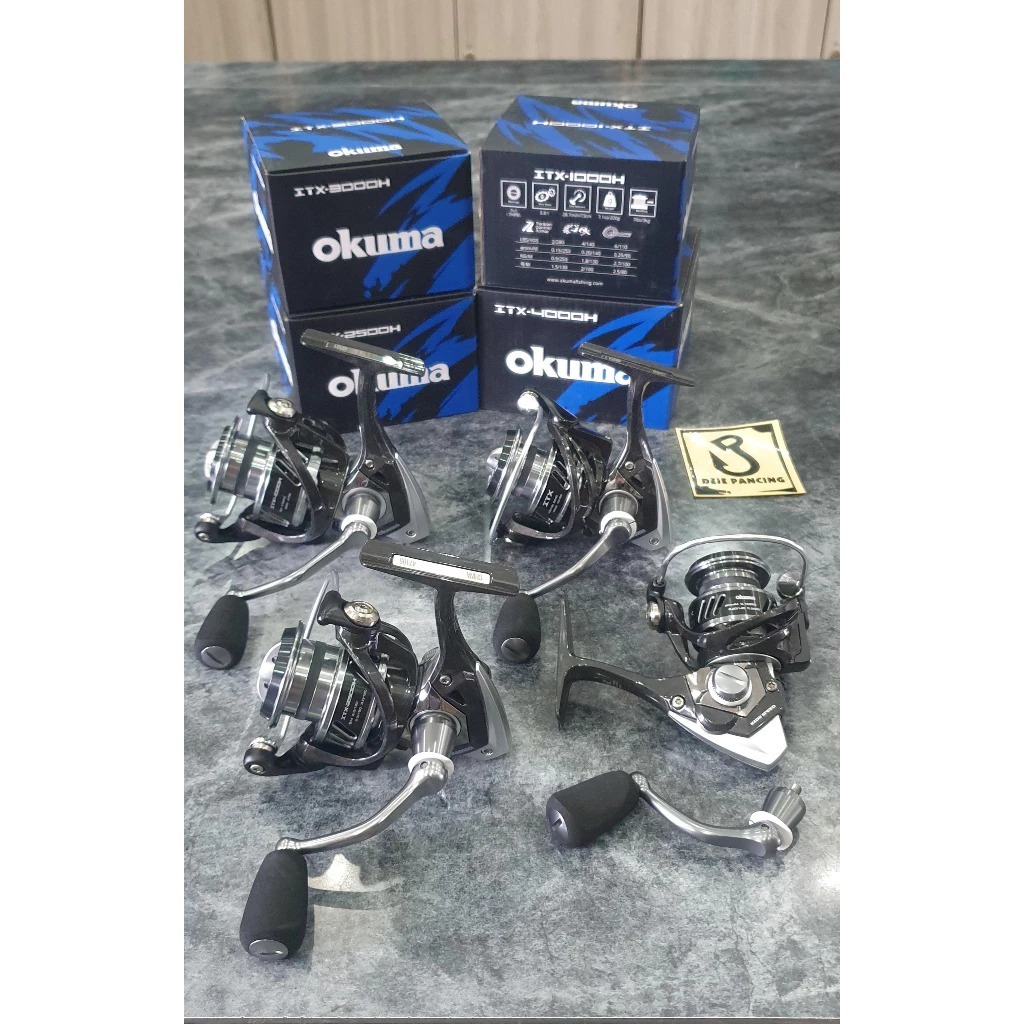 Reel Spinning Okuma ITX 1000H, 2500H, 3000H dan 4000H