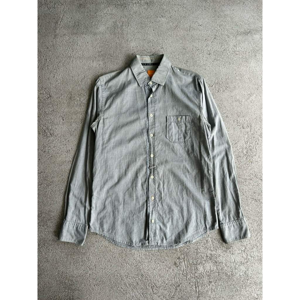 KEMEJA HUGO BOSS ORANGE TAG