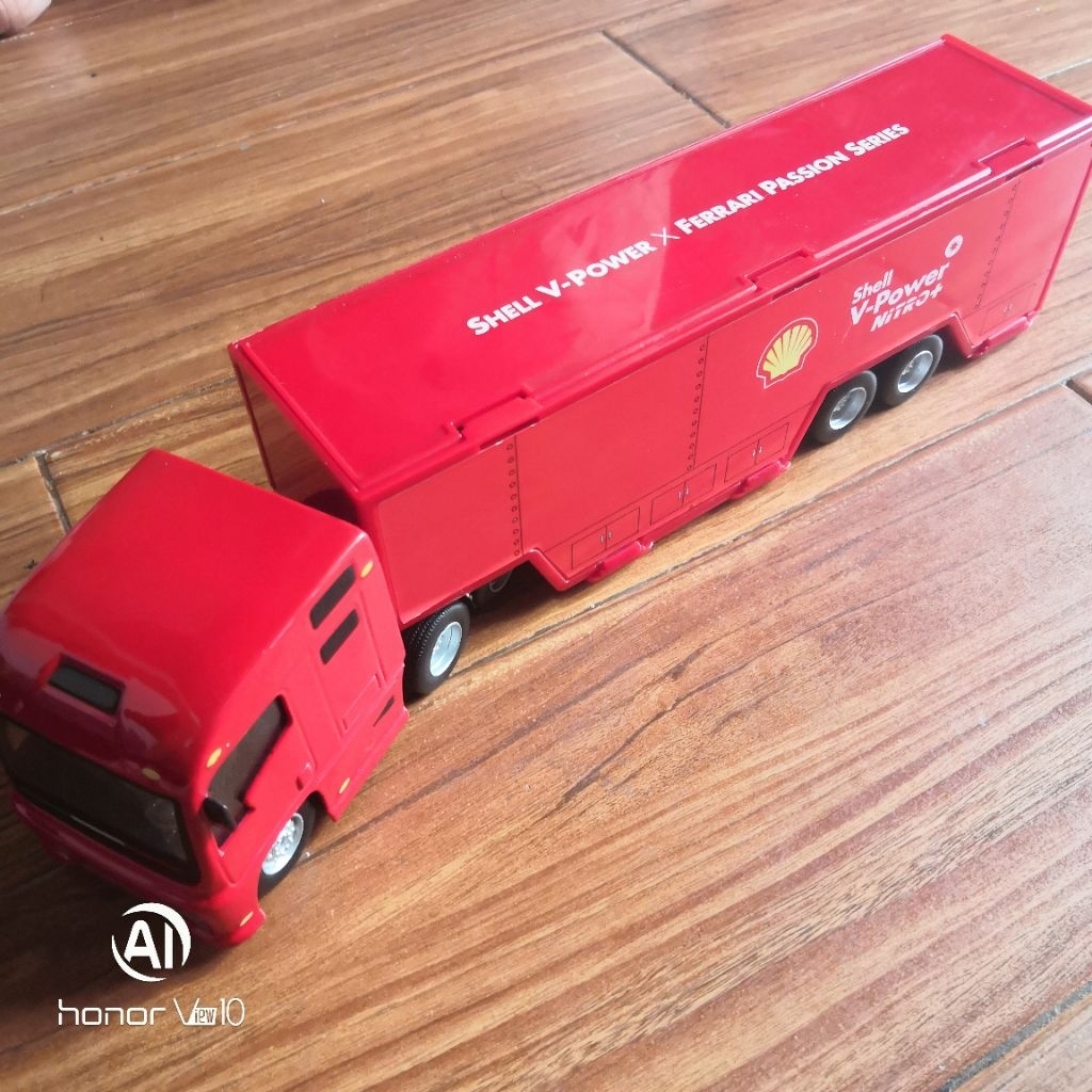 mainan mobil v shell truck