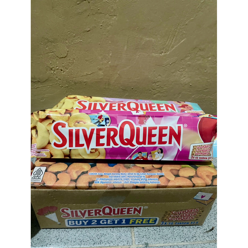 SILVERQUEEN MEDE, ALMOND BUY 2 GET 1 FREE @52gr 3pcs
