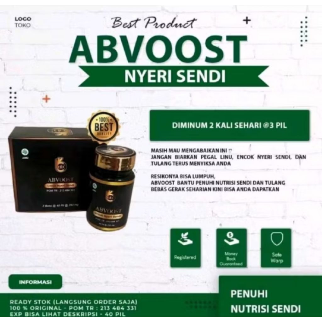 ABVOOST PIL HITAM AJAIB BMR ORI 100% PER BOTOL ISI 40 BUTIR