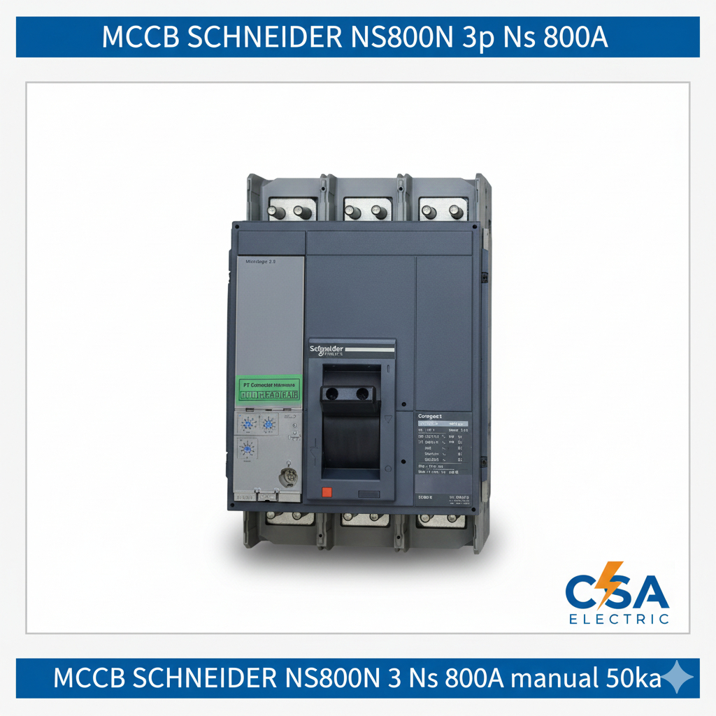 MCCB SCHNEIDER NS800N 3p Ns 800A manual 50ka