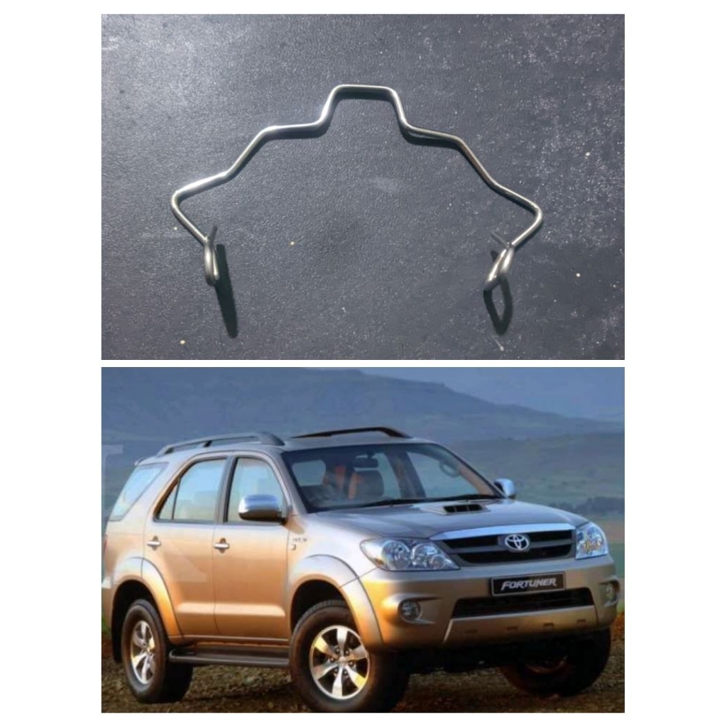 klip kawat lampu H4 + baut kawat lampu depan mobil / seling bohlam headlamp Toyota fortuner