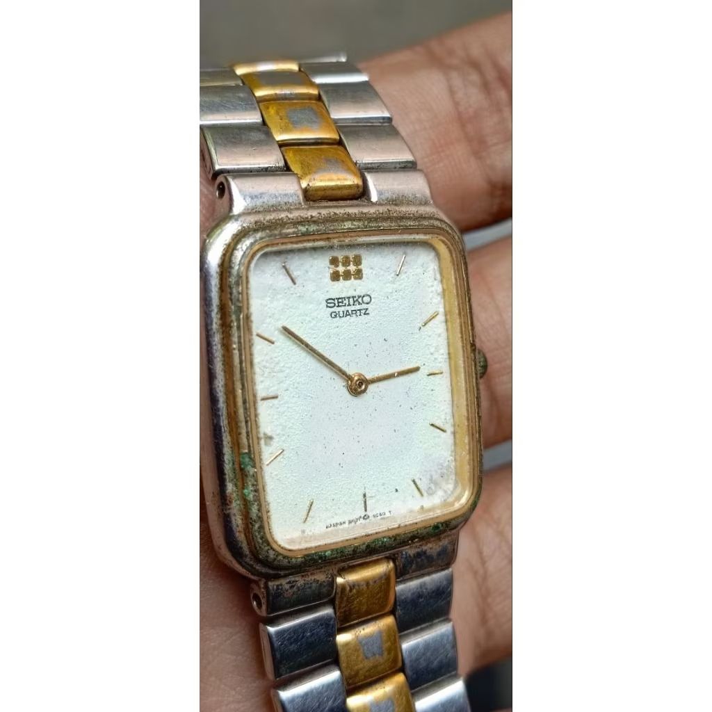 jam tangan seiko tank wanita quart MATI BAHAN bekas