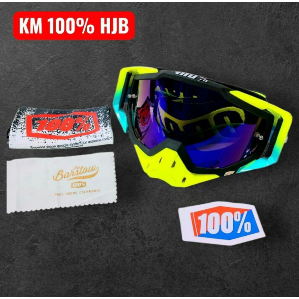 kaca mata google motor cross google trail kaca mata turing pengendara motor google cross 100% biru h
