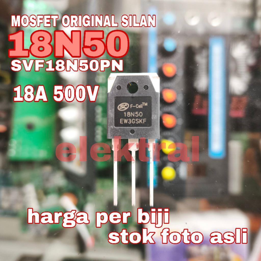 MOSFET 18N50 ORIGINAL SILAN SL 18A 500V SVF18N50PN