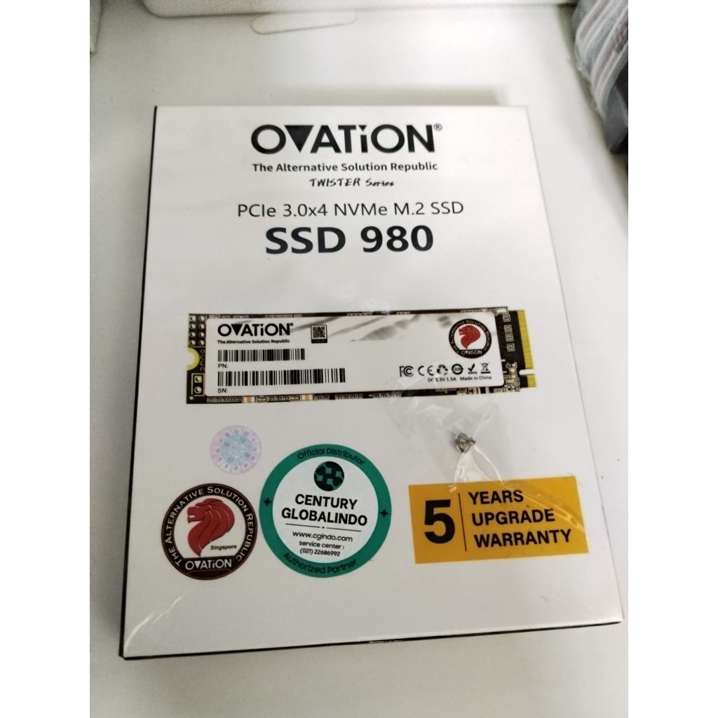 SSD OVATION NVMe 256GB PCIe Gen 3.0 x4