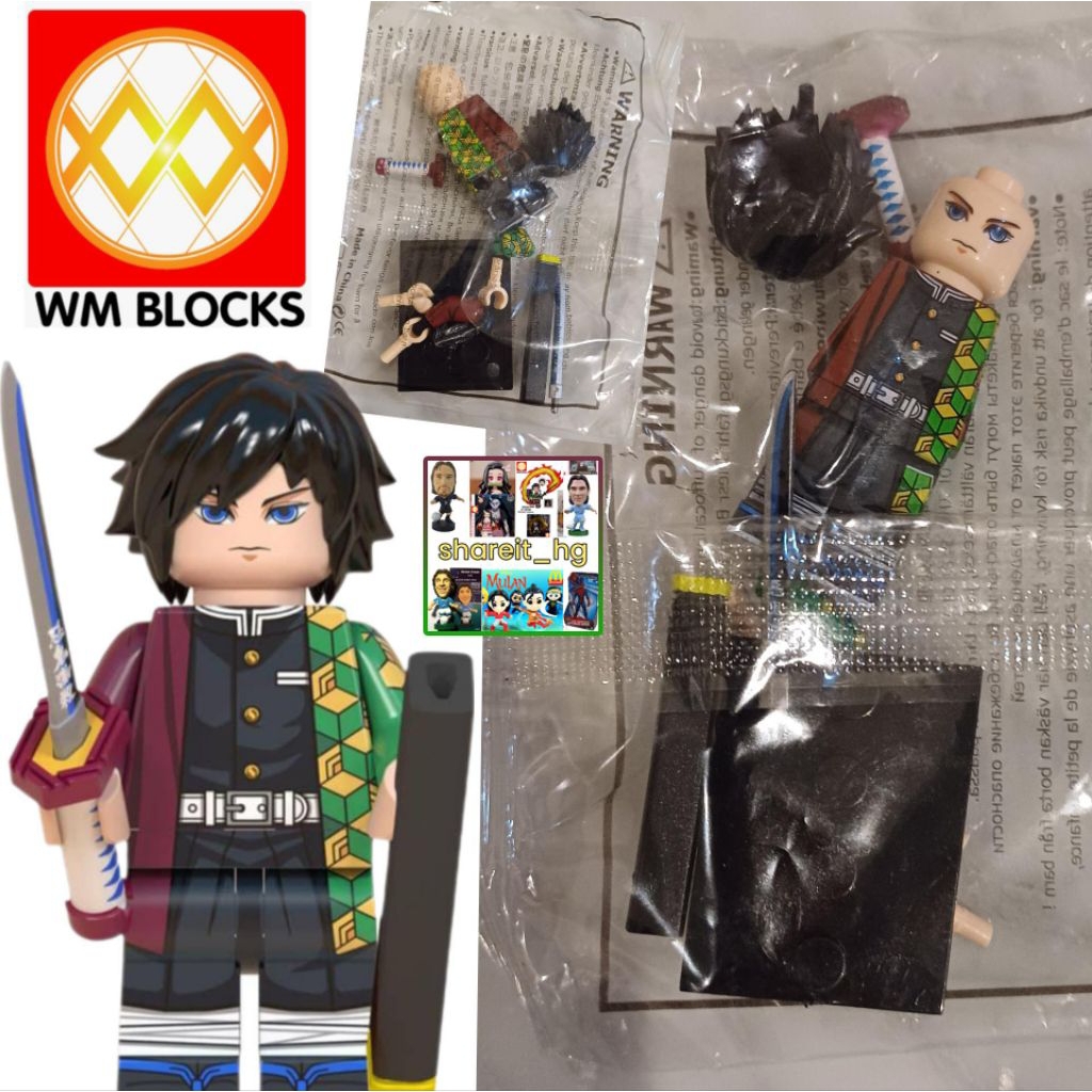 WM Blocks Demon Slayer, Giyu