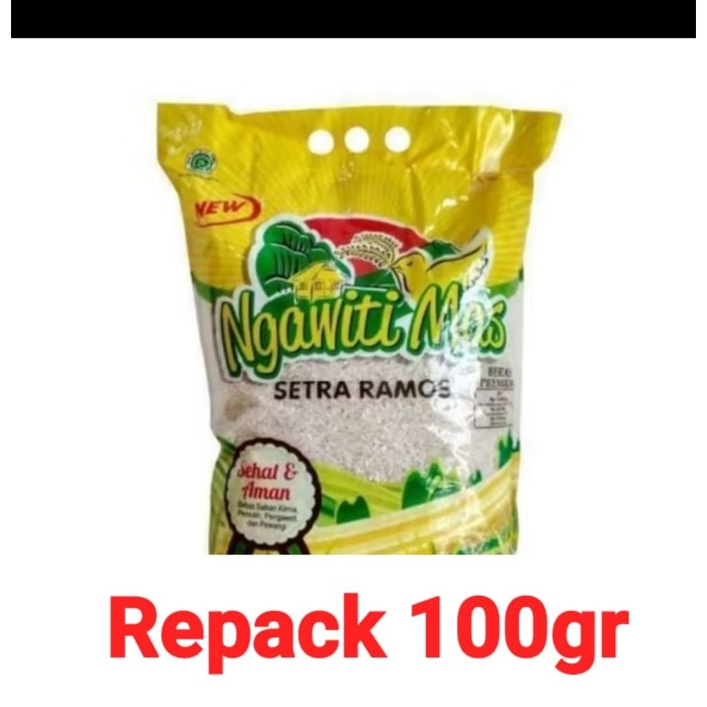 beras pulen NGAWITI MAS 100gr serba 5000