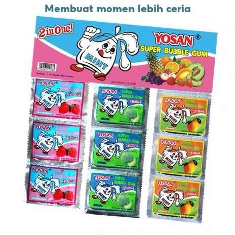 YOSAN PERMEN JADUL RENCENG ISI 24