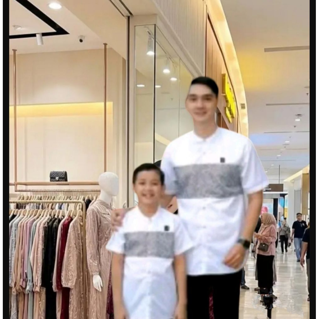 Koko alkausar kopel ayah&anak lengan pendek