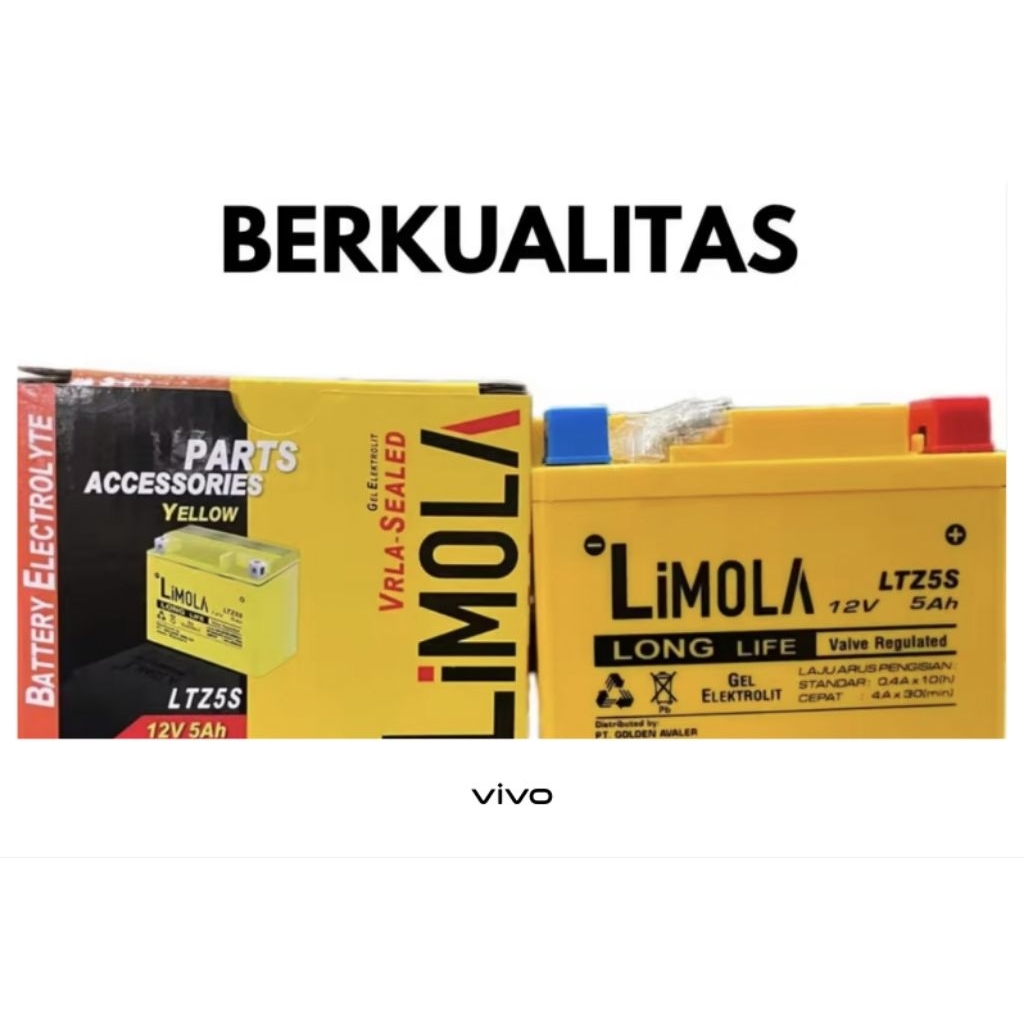 AKI KERING LIMOLA GTZ5S MF 5Ah