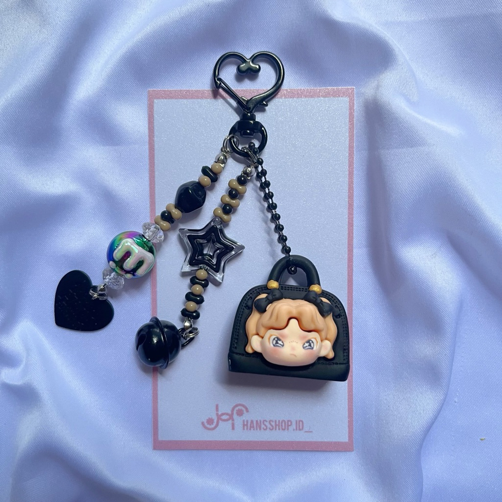 Bag Charm zora series / gantungan tas zora