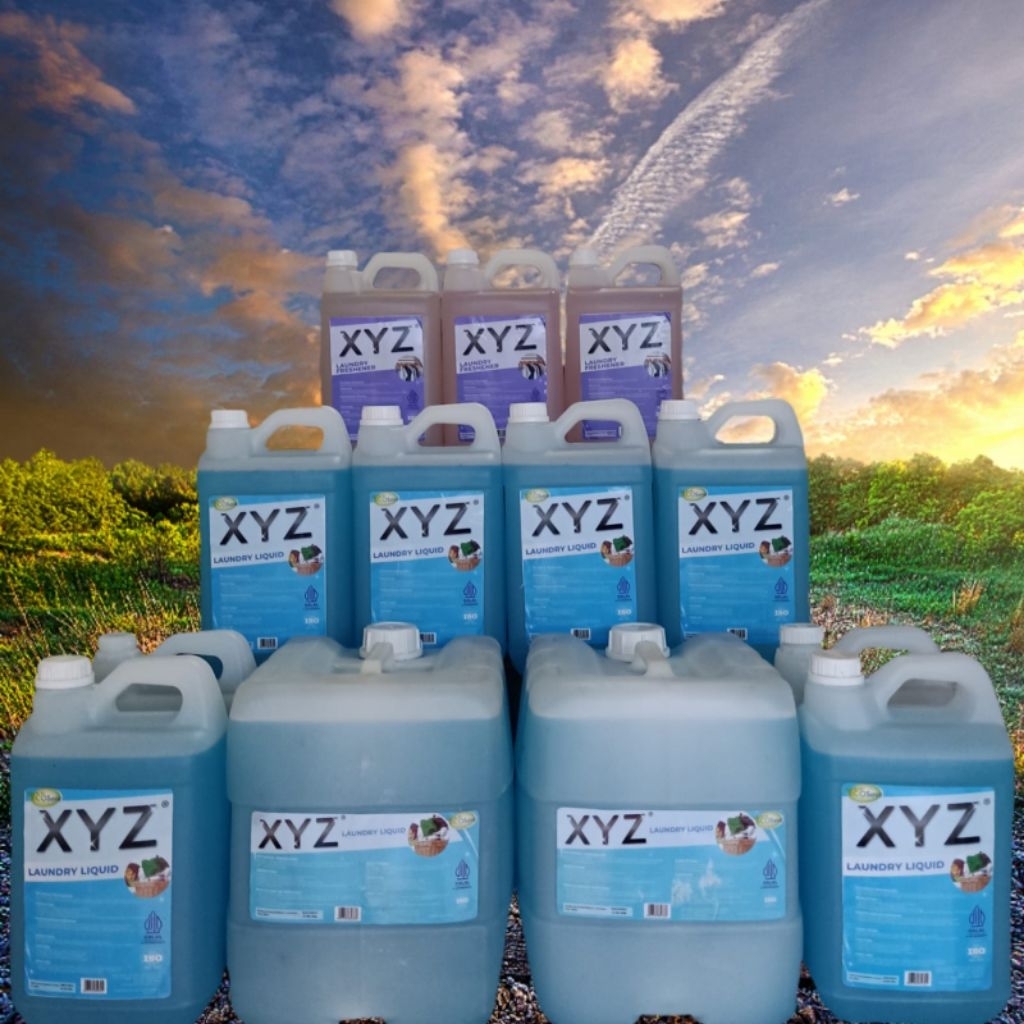 Deterjen Laundry liquid XYZ, sabun pencuci pakaian deterjen cair