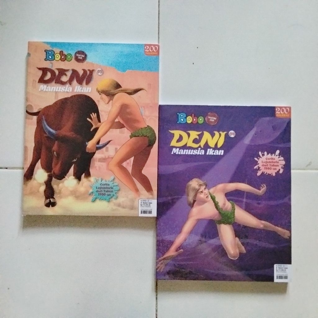 Komik Nostalgia Majalah Bobo - Deni Manusia Ikan - Volume 2 3 4 - Hai