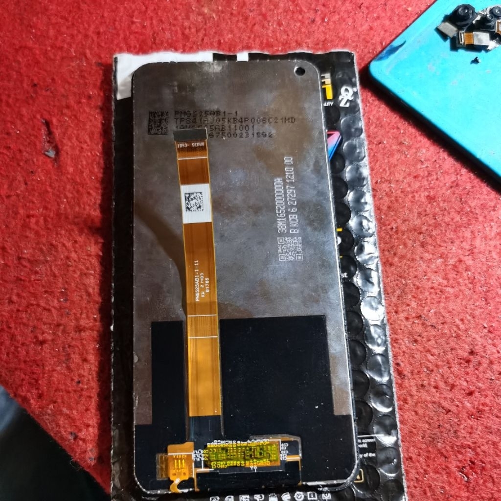 lcd oppo a54 ori cabutan tc retak lcd normal