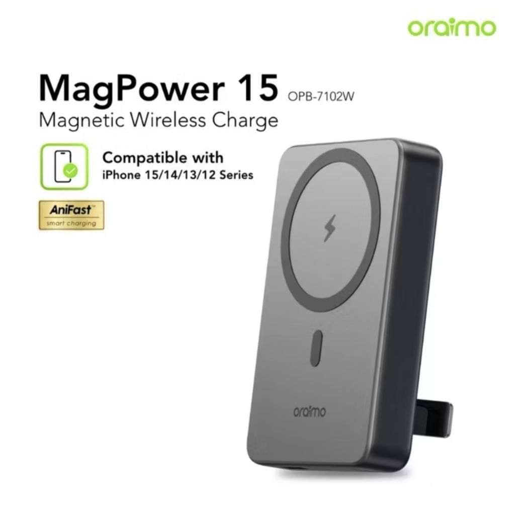 Oraimo OPB-7102W Powerbank Wireless 10.000mAh 22.5W Fast Charge 15W Nirkabel