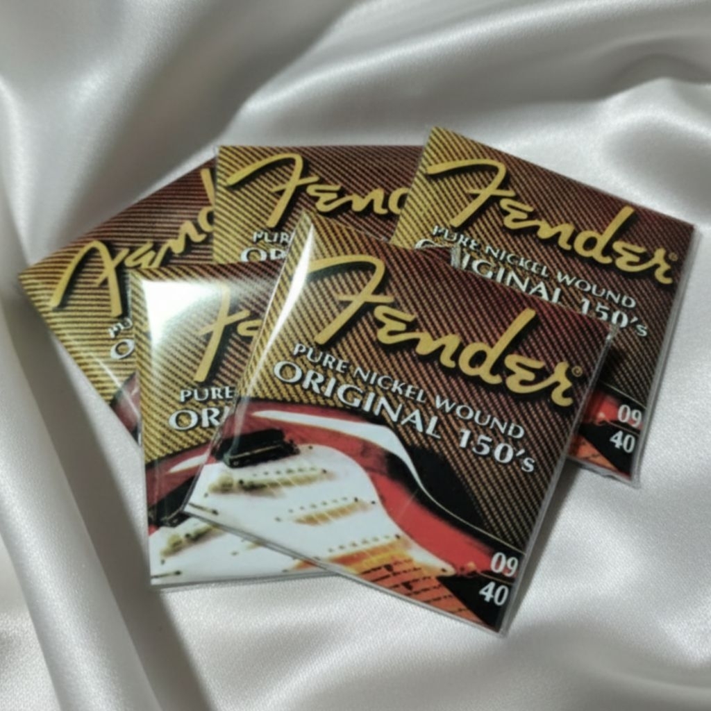Senar Gitar Lokal Fender Pure Nickel 150's - Karakter Vintage & Warm (09-40)