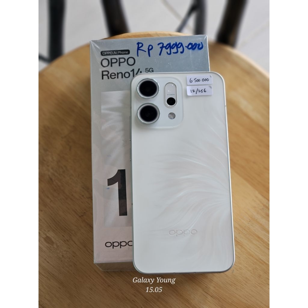 OPPO RENO 14 5G 12/256 Second Resmi