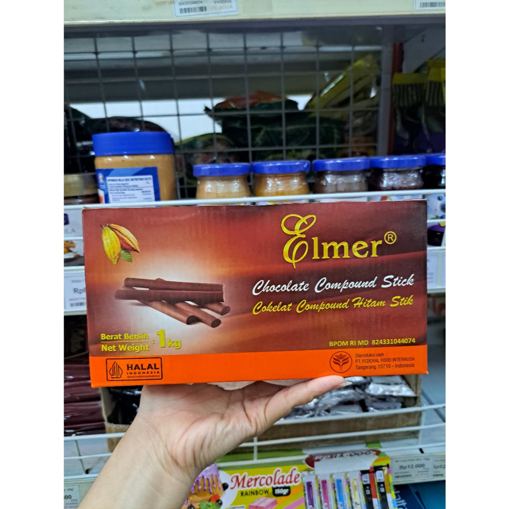 Coklat Cokelat Chocolate Batang Compound Stik Stick ELMER Compound 1kg