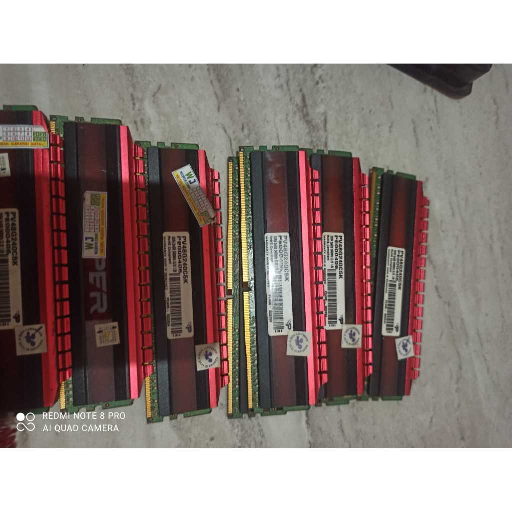 RAM DDR4 2X4GB 8GB 2400MHz untuk Sistem Optimal Performa RAM DDR4 Kapasitas 8GB Kecepatan 2400MHz Ko