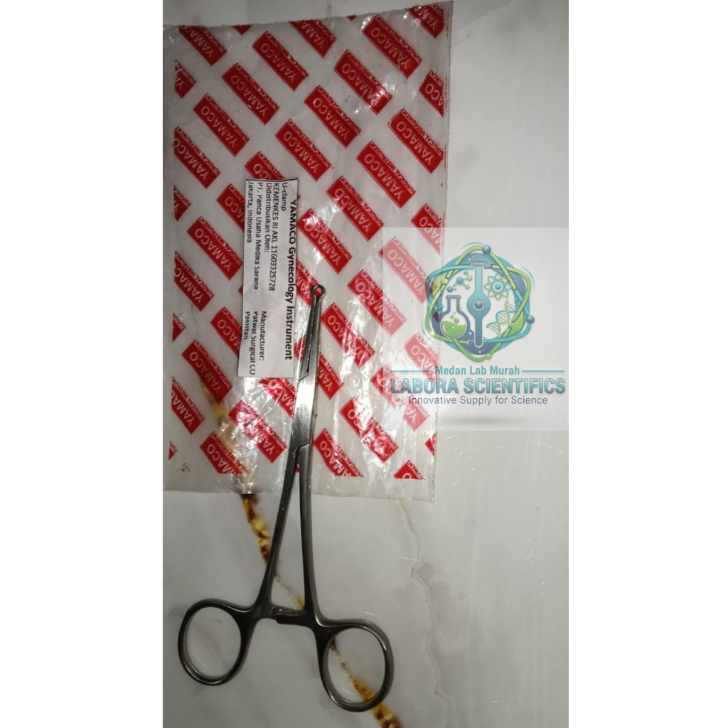U Clamp Genokology 14 cm , Klemp U , Klem Implan , Klamp Implant Cabut lepas Kontrasepsi KB, 1 pcs