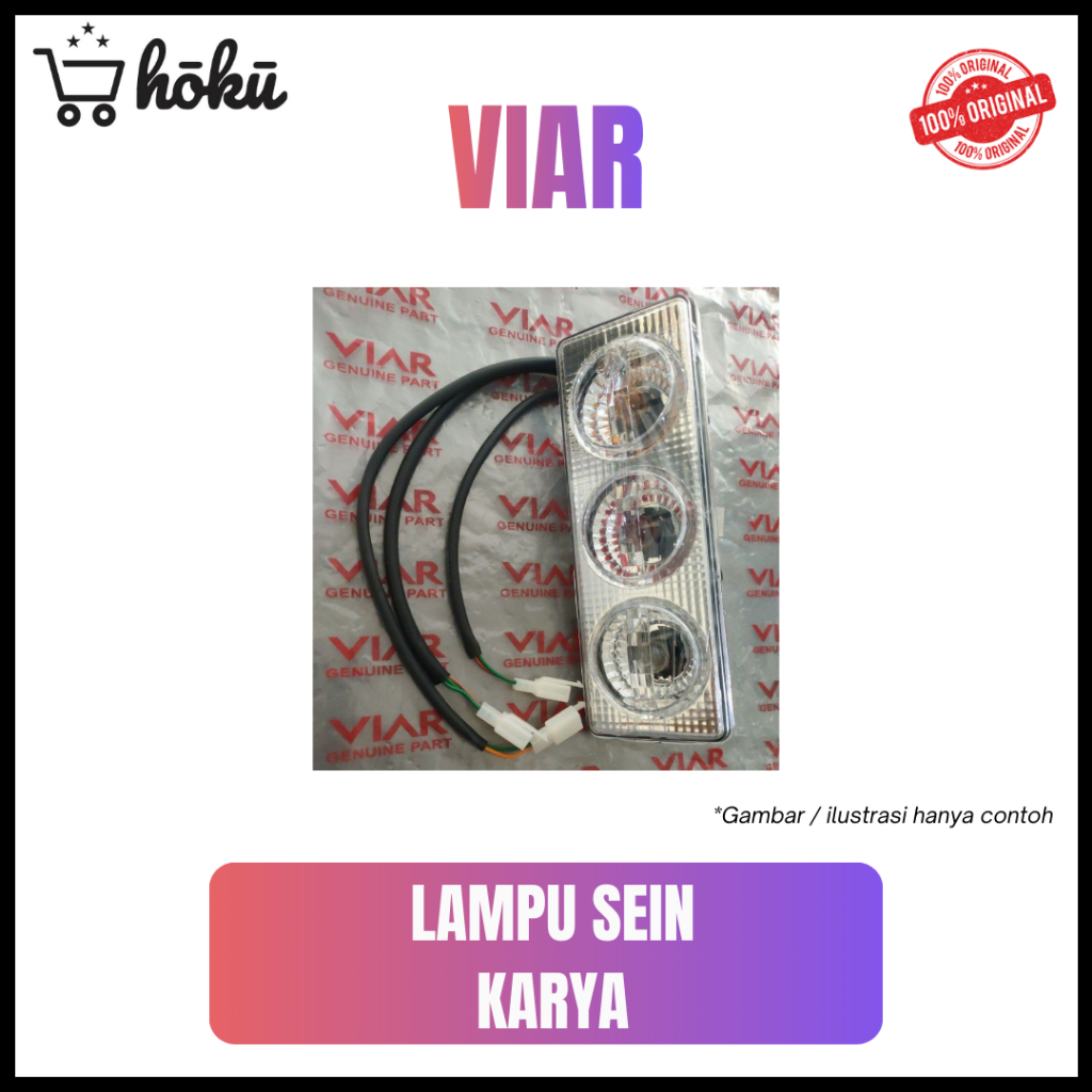 VIAR KARYA - Lampu Belakang / Lampu Sein Roda Tiga Sparepart Viar