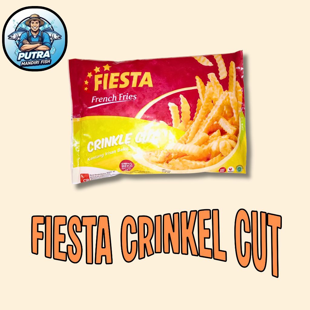 Fiesta Crinkle Cut Kentang Irisan Beku