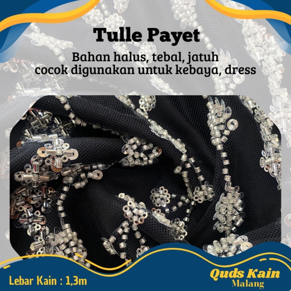 Kain Tulle Payet Sulur | Kain Tille Full Payet