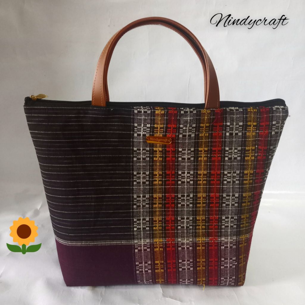 Tas totebag tenun ulos etnik/handbag  tenun ulos New