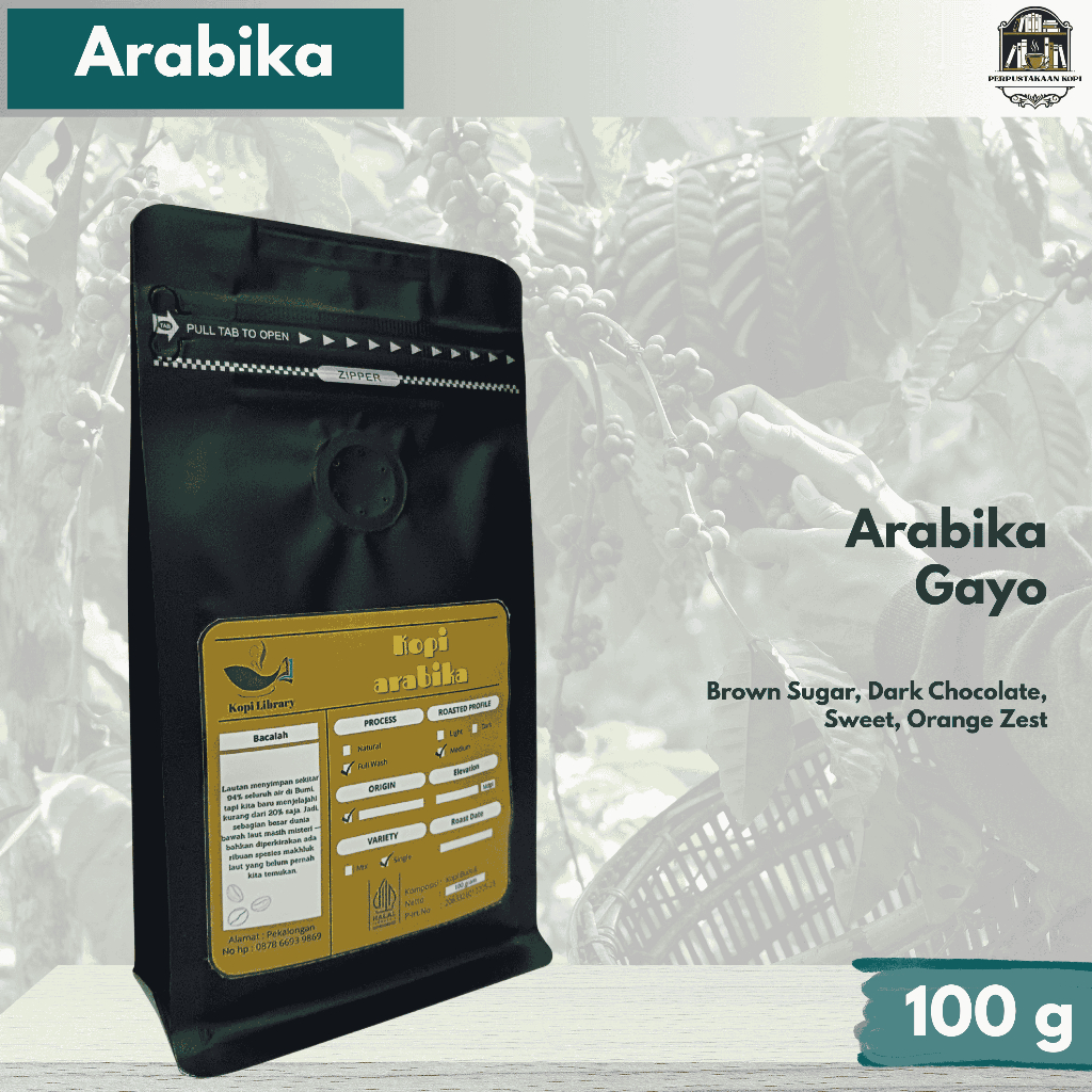 kopi aceh arabika gayo takengon 100g