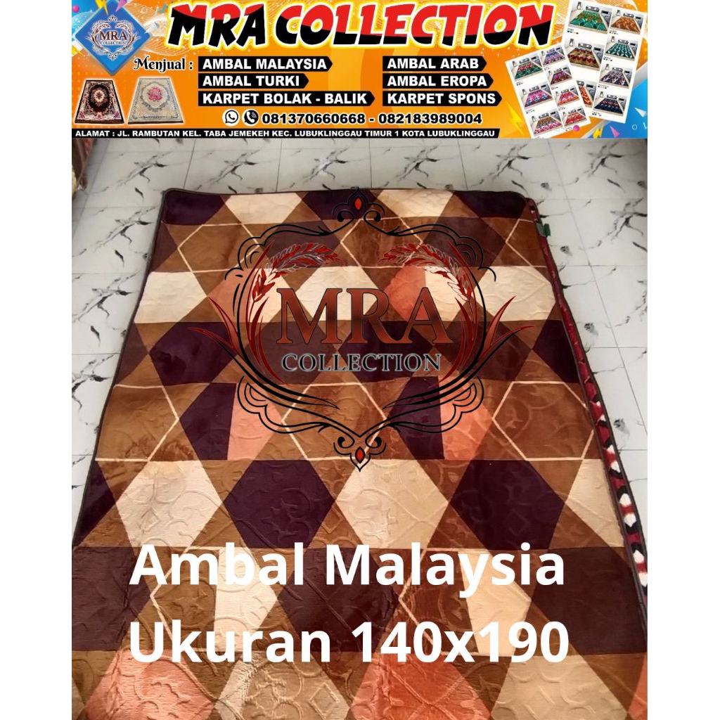 Karpet Malaysia Ukuran 140x190
